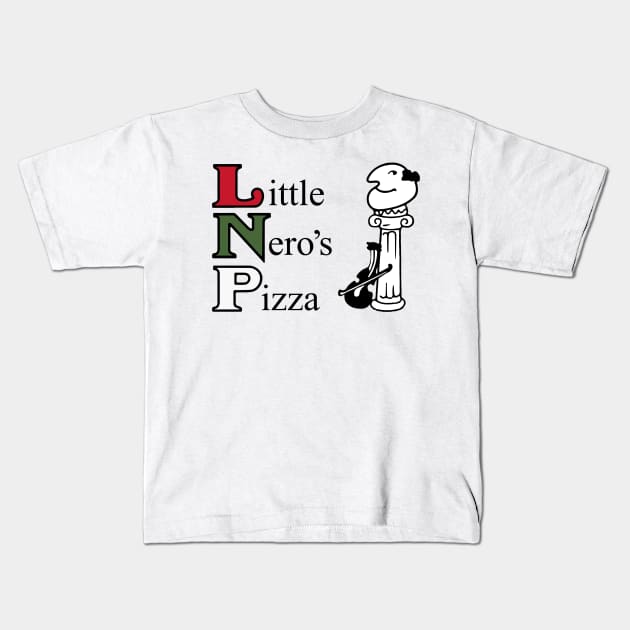 Little Nero's Pizza Kids T-Shirt by Scar